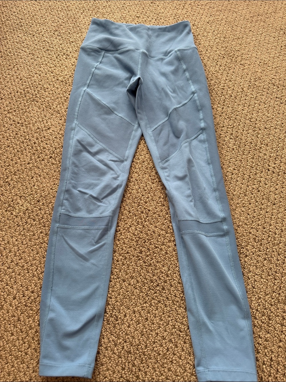 Zella Dusty Blue High-Waist Textured Leggings